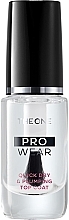 Quick Dry Nail Top Coat - Oriflame The One Pro Wear Qwick Dry&Plumping Top Coat — photo N7