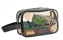 Makeup Bag, 7436, transparent, black - Deni Carte — photo N7