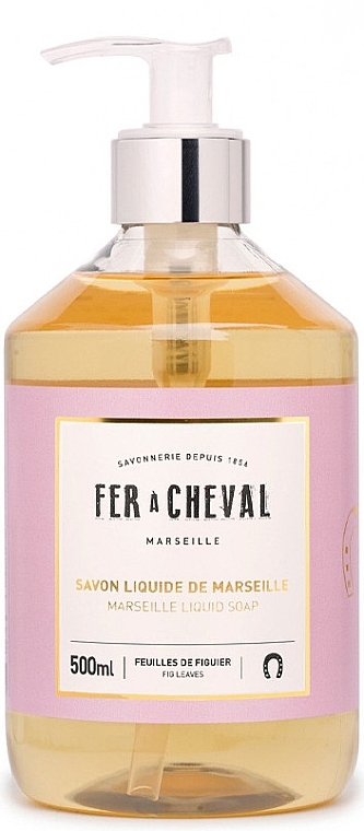 Fig Leaf Marseille Liquid Soap - Fer A Cheval Marseille Liquid Soap Fig Leaves — photo N1