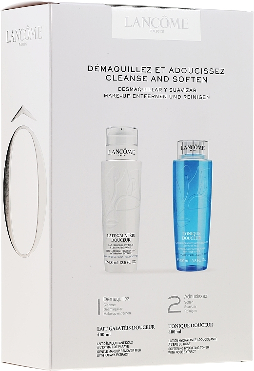 Set - Lancome Duo Douceur Cleanser (ton/400ml + milk/400ml) — photo N14