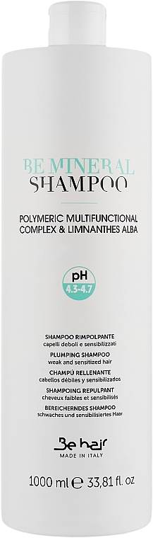 Mineral Plumping Shampoo for Weak & Sensitive Hair - Be Hair Be Mineral Plumping Shampoo — photo N3