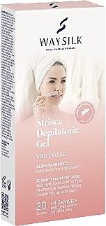 Gel Face Depilation Strips - Waysilk Gel Hair Removal Strips — photo N1