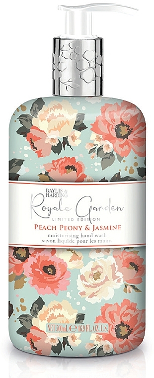 Hand Liquid Soap "Peach, Peony and Jasmine" - Baylis & Harding  — photo N7