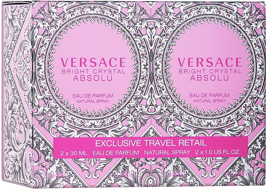 Versace Bright Crystal Absolu - Set (edp/2*30ml) — photo N1