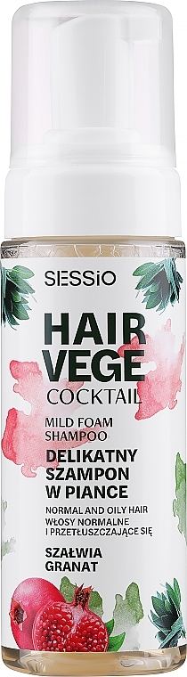 Foam Shampoo for Normal & Oily Scalp - Sessio Green Therapy Mild Foam Shampoo — photo N1