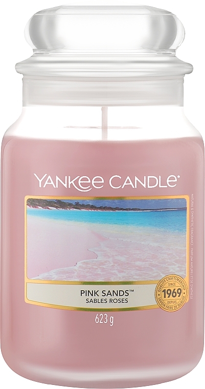 Candle in Glass Jar - Yankee Candle Pink Sands — photo N6
