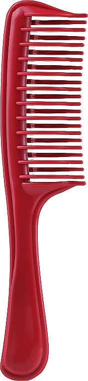 Comb with Handle GS-1, 21 cm, red - Deni Carte — photo N1