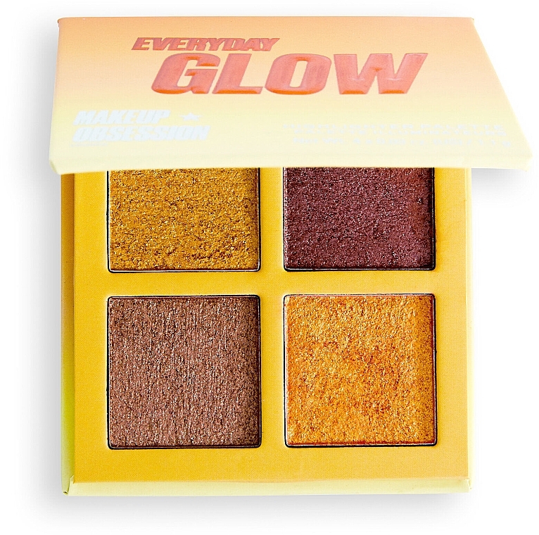 Highlighter Palette - Makeup Obsession Glow Crush Palette — photo N2