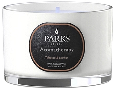 Scented Candle - Parks London Aromatherapy Tobacco & Leather Candle — photo N1