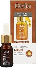 Argan Oil Face and Neckline Anti-Wrinkle Rejuvenating Intensive Serum - Delia Face Care Argan Oil Face Neckline Intensive Serum — photo N2
