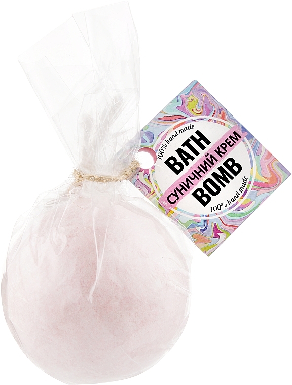 Bubbling Bath Bomb 'Strawberry Cream' - Flory Spray — photo N10