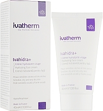 Moisturizing Face Cream for Sensitive, Dry & Extra Dry Skin - Ivatherm Ivahidra+ Hydrating Face Cream — photo N3