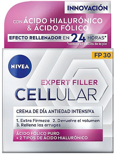 Intensive Rejuvenating Day Cream SPF30 - Nivea Expert Filler Cellular Intensive Anti-Aging Day Cream SPF30 — photo N1