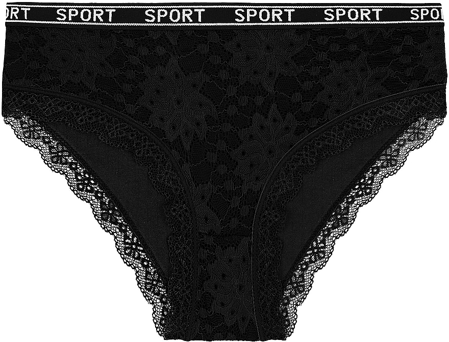 Women's Bikini Briefs, BDM400-269, Black - Moraj — photo N1