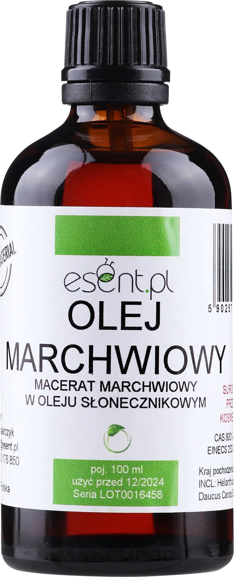 Carrot Macerated Oil - Esent — photo 100 ml