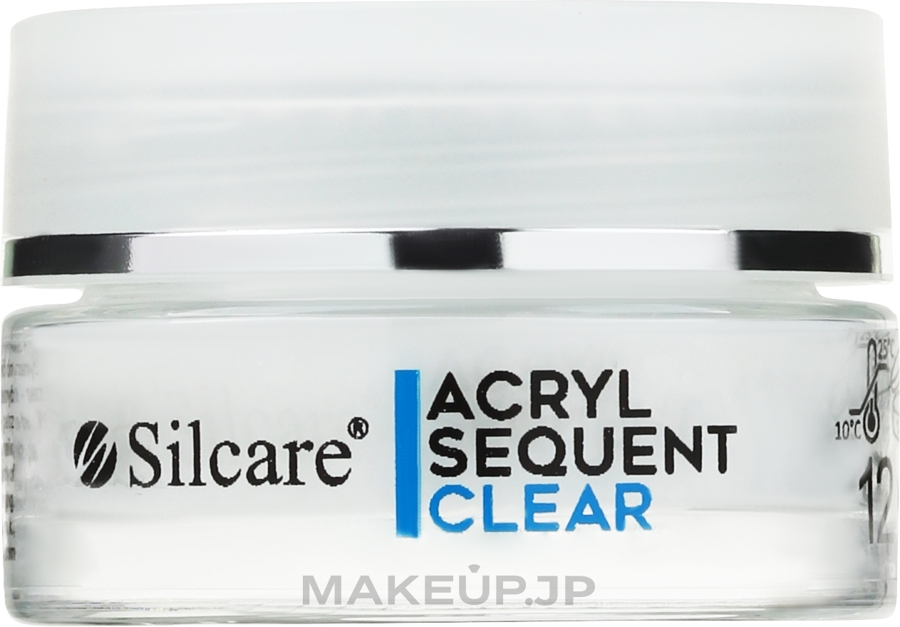 Nail Acrylic Liquid, 12 g - Silcare Sequent Lux Acryl  — photo Clear