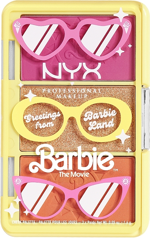 Makeup Palette - NYX Professional Makeup Barbie Limited Edition Collection Greetings From Barbieland — photo N1