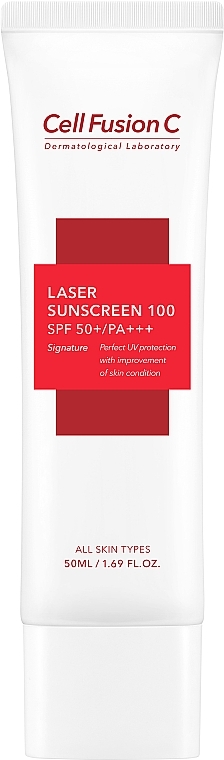 Sun Cream SPF50+ PA+++ - Cell Fusion C Laser Sunscreen 100 SPF50+/PA+++ — photo N1