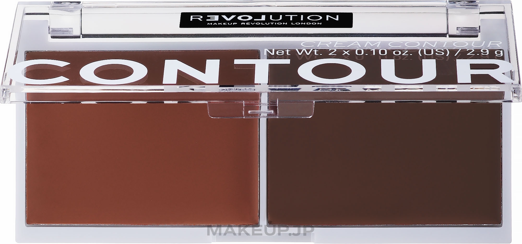 Makeup Palette - Relove By Revolution Cream Contour Duo — photo Dark