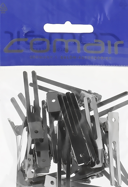 Metal Hair Clip with Two Teeth - Comair — photo N2