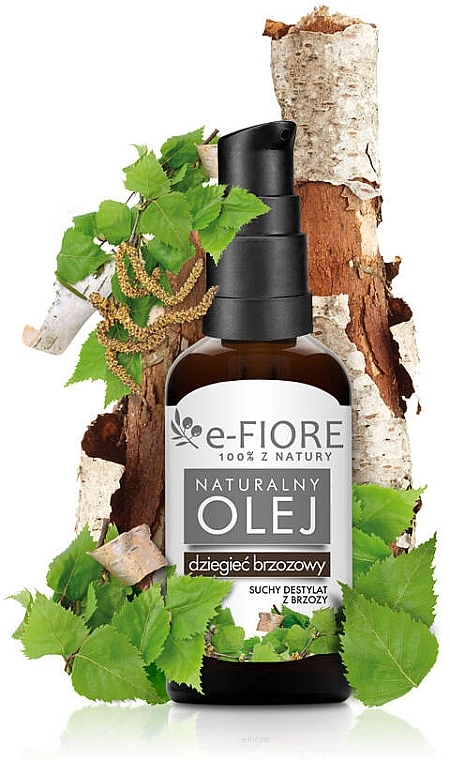 Birch Tar Oil (with dispenser) - E-Fiore Birch Tar Natural Oil — photo N1