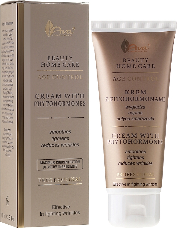 Face Cream - Ava Laboratorium Beauty Home Care Cream With Phytohormones — photo N4