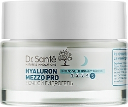 Night Face Hydrogel - Dr. Sante Hyaluron Mezzo Pro Hydrogel — photo N1
