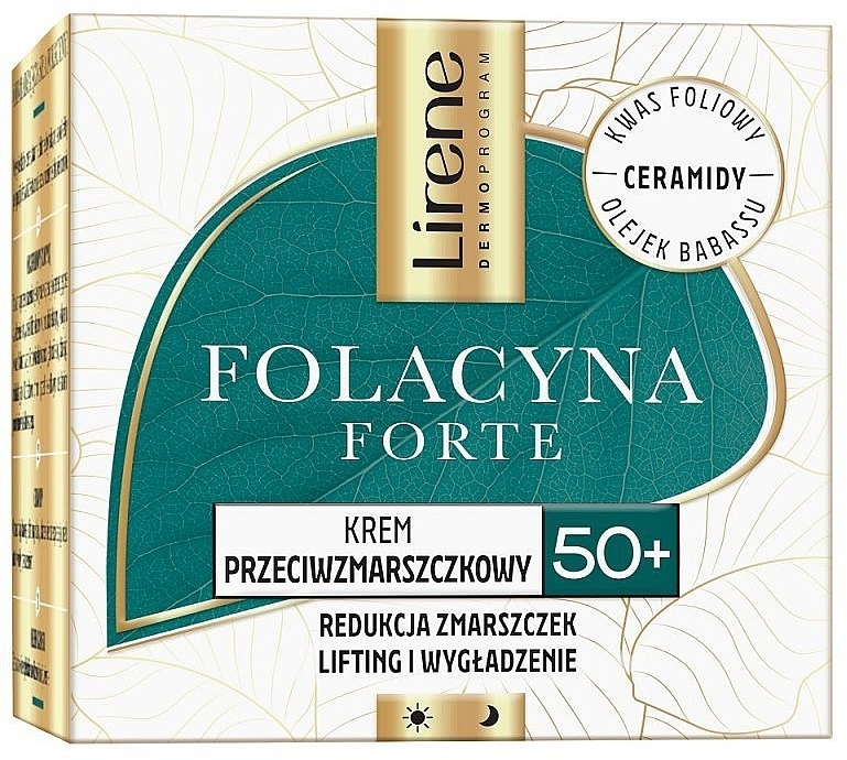 Anti-Wrinkle Face Cream 50+ - Lirene Folacyna Forte Anti-Wrinkle Cream — photo N1