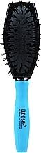 Fragrances, Perfumes, Cosmetics Hair Brush, 03091, black-blue - Eurostil Small Nylon Cushion Brush