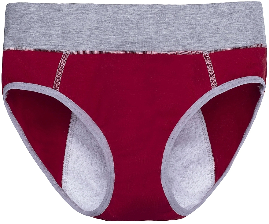 Menstrual Panties for Women 'Sport +', bordo - BNB — photo N1