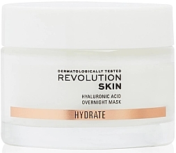 Night Face Mask with Hyaluronic Acid - Revolution Skin Hyaluronic Acid Overnight Mask — photo N2