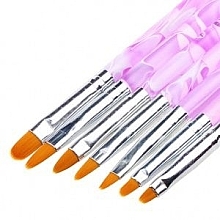 Nail Gel Brush Set, 7 pcs - Canni Gel Brush Set — photo N6