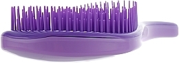 Detangling Mini Hair Brush "Lavender", purple - Laskovaya — photo N3