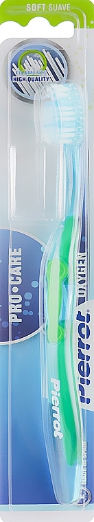 Toothbrush soft, light green - Pierrot Oxygen Pro-Care Toothbrush — photo N1