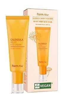 カレンデュラ配合のアイクリーム - Farmstay Calendula Relief Eye Cream — photo N1