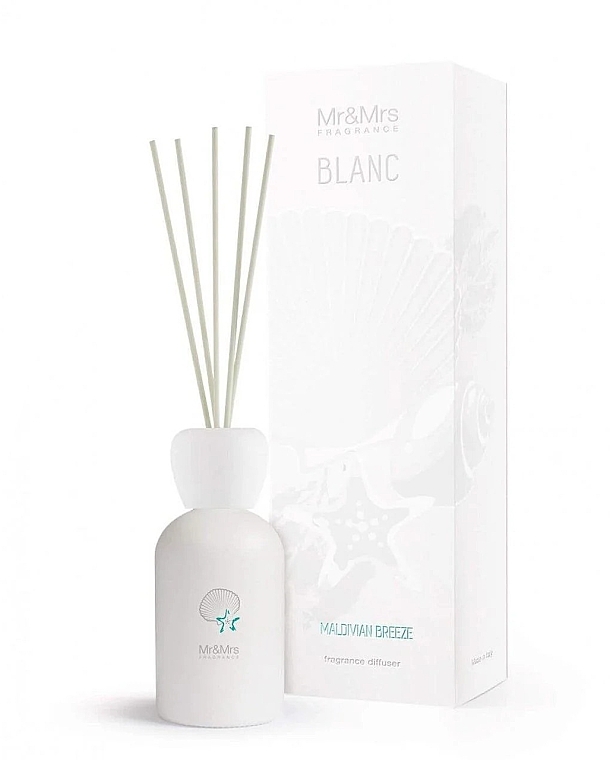 Reed Diffuser "Maldivian Breeze" - Mr&Mrs Fragrance Blanc Maldivian Breeze — photo N2