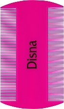 Fragrances, Perfumes, Cosmetics Fine-Tooth Comb, double-sided 9.5 cm, Pe-139, pink - Disna