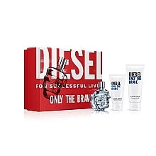 Fragrances, Perfumes, Cosmetics Diesel Only The Brave - Set (edt/75ml + sh/g/100ml + sh/g/50ml)