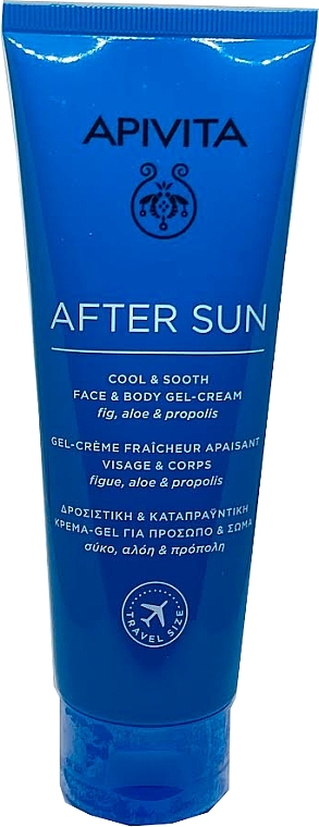 After Sun Face & Body Gel-Cream - Apivita After Sun Cool & Smooth Face & Body Gel-Cream — photo N1
