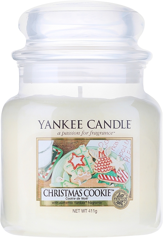 Scented Candle in Jar - Yankee Candle Christmas Cookie — photo N11