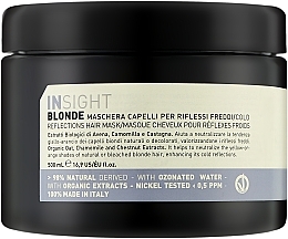 Cold Reflections Hair Mask - Insight Blonde Cold Reflections Maska — photo N3