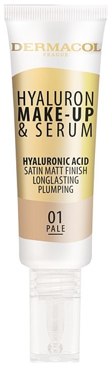 Hyaluronic Serum-Foundation - Dermacol Hyaluron Make-up & Serum — photo N1