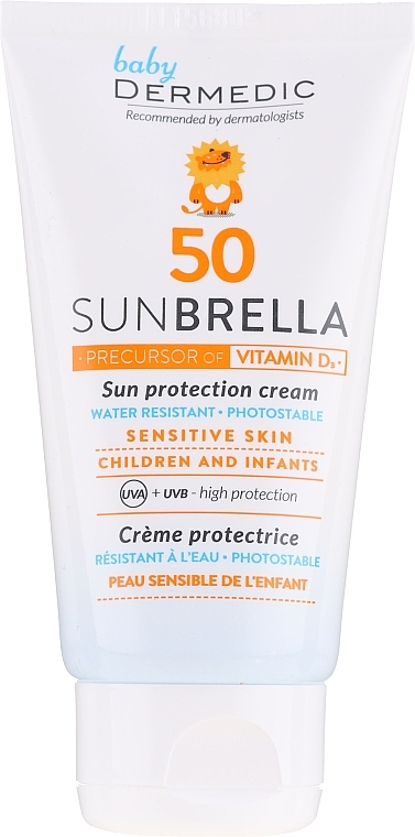 Sun Protection Cream for Kids - Dermedic Sunbrella Baby Sun Protection Cream SPF 50+ — photo N2