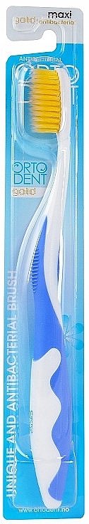 Toothbrush, blue - Orto-Dent Gold Maxi Toothbrush — photo N1