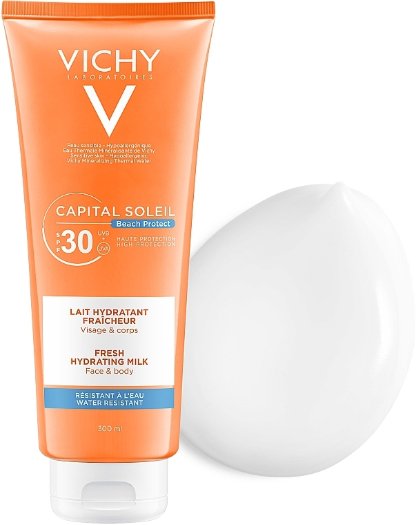 Multifunctional Milk - Vichy Capital Soleil Beach Protect Lait Multi Protection SPF50  — photo N14