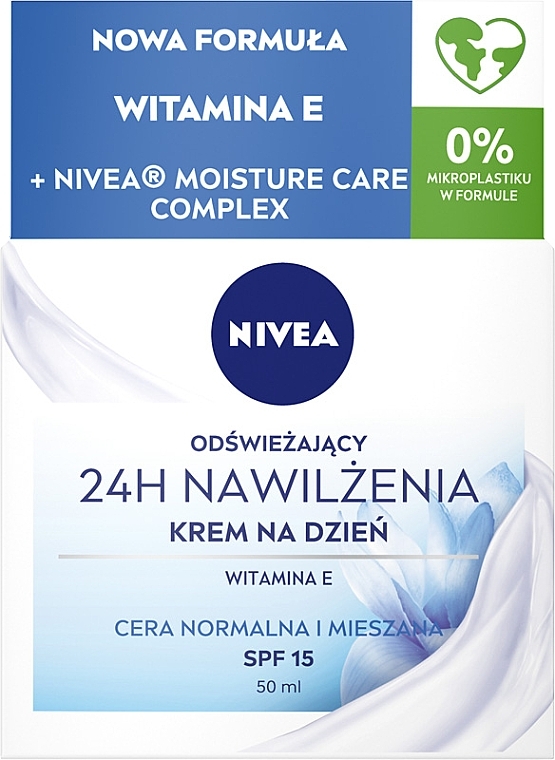 Vitamin E Refreshing Face Cream - Nivea 24H Moisture Care Complex — photo N1