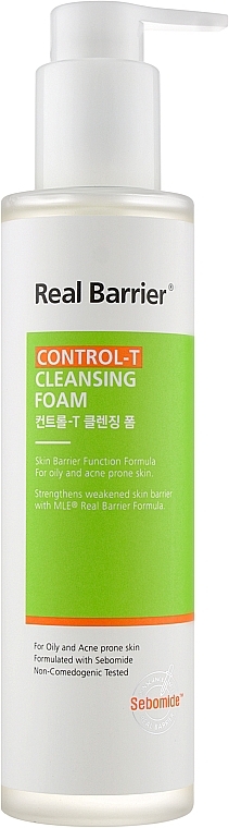 Oil-Control Foam - Real Barrier Control-T Cleansing Foam — photo N1