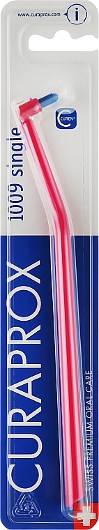 Single Tufted Toothbrush "Single CS 1009", pink-blue - Curaprox — photo N6