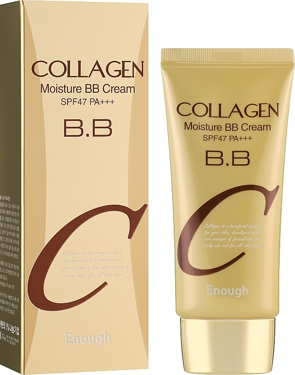 Moisturising BB-Cream with Collagen - Enough Collagen Moisture BB Cream SPF47PA+++ — photo N2