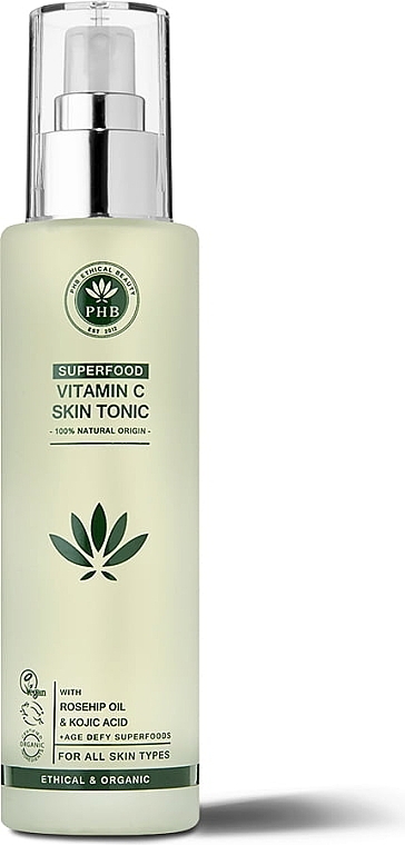 Vitamin C Face Toner - PHB Ethical Beauty Superfood Vitamin C Skin Tonic — photo N2